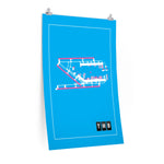 TMB Airport Diagram - Premium Matte Print