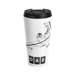 DAB Airport Diagram - Stainless Steel Travel Mug