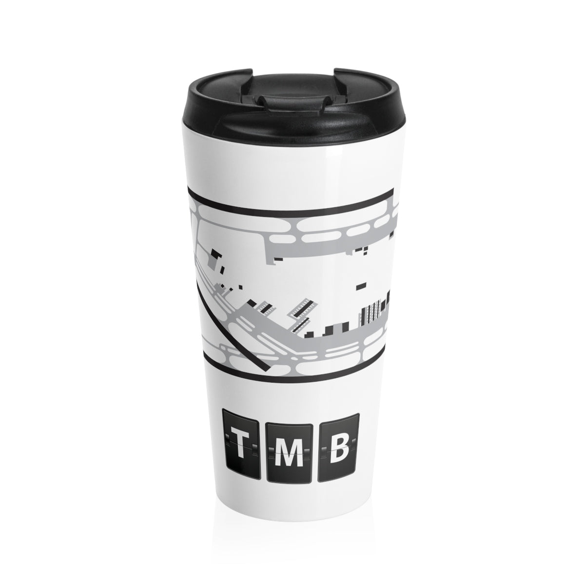 TMB Airport Diagram - Stainless Steel Travel Mug