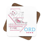 ORD Simple Diagram - Hardboard Coaster Set - 4pcs