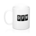DFW Airport Diagram - 11oz Mug