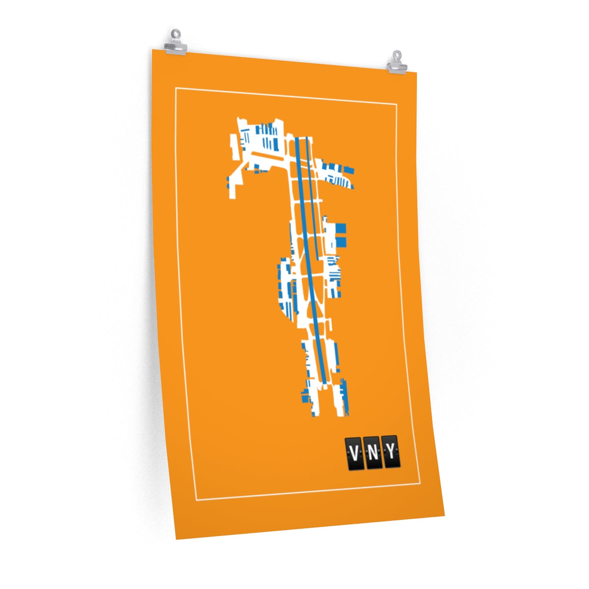 VNY Airport Diagram - Premium Matte Print