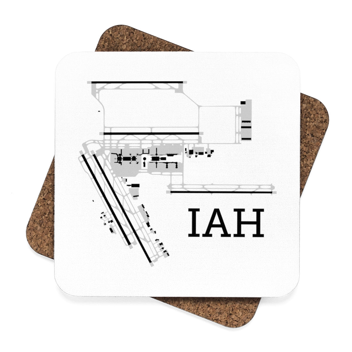 IAH Simple Diagram - Hardboard Coaster Set - 4pcs