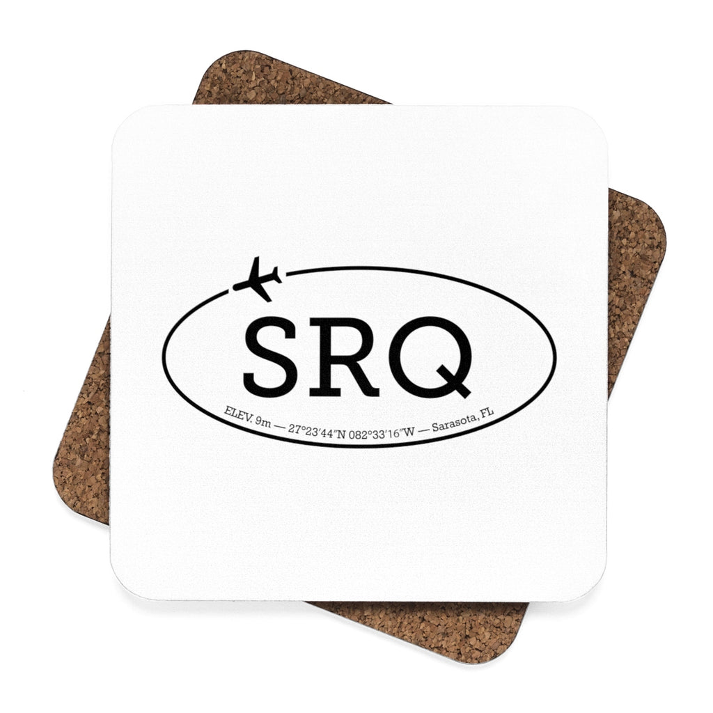 SRQ Local - Hardboard Coaster Set - 4pcs