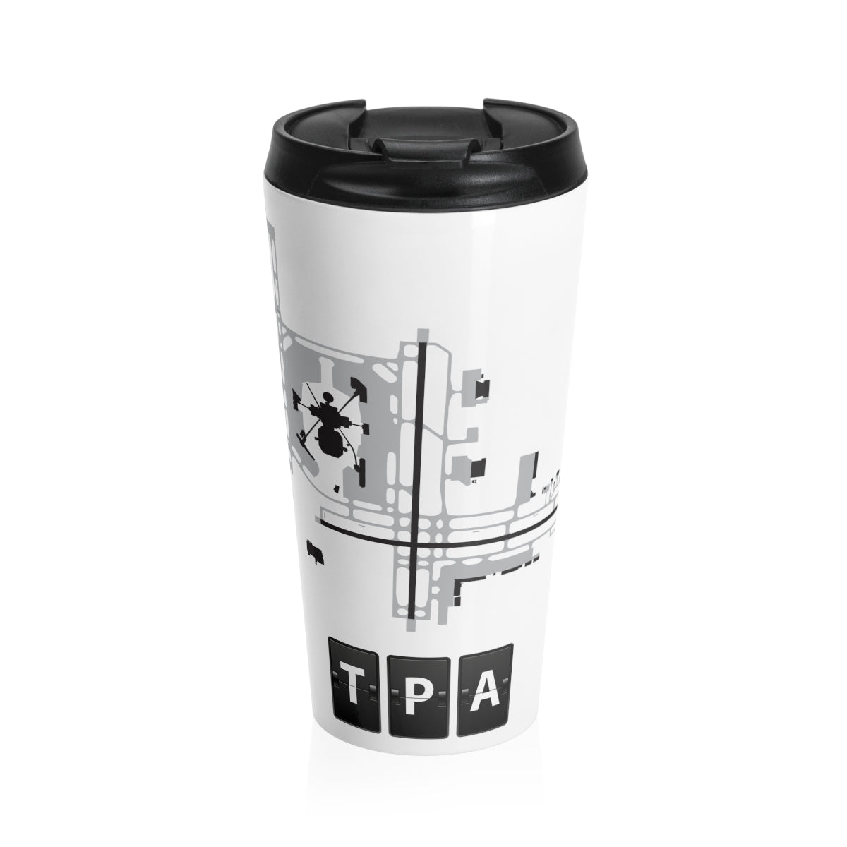 TPA Airport Diagram - Stainless Steel Travel Mug
