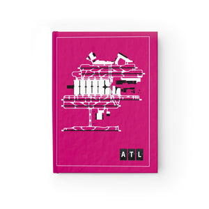ATL Airport Diagram - Hardcover Ruled Journal