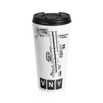 VNY Airport Diagram - Stainless Steel Travel Mug