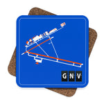 GNV Airport Diagram - Hardboard Coaster Set - 4pcs